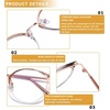 image:imageDUCO Blue Light Glasses for Women Men Blue Ray Blocking Glasses Computer Glasses for Teens Retro Round Eyeglasses W013