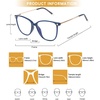 image:imageDUCO Blue Light Glasses for Women Men Blue Ray Blocking Glasses Computer Glasses for Teens Retro Square Eyeglasses Frame Non prescription 5209