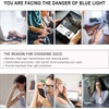 image:imageDUCO Blue Light Glasses for Women Men Computer Blue Ray Blocking Glasses Cute Retro Round Eyeglasses Frame 8217