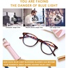 image:imageDUCO Blue Light Glasses for Women Men Computer Gaming Glasses for Teens Anti Eyestrain Reading Eyeglasses Tortoise 1230