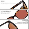 image:imageDUCO Classic Square Polarized Sunglasses for Men Women Vintage Handmade Acetate Sun Glasses DC8288