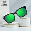 image:imageDUCO Classic Square Polarized Sunglasses for Men Women Vintage Handmade Acetate Sun Glasses DC8288
