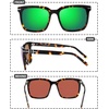 image:imageDUCO Classic Square Polarized Sunglasses for Men Women Vintage Handmade Acetate Sun Glasses DC8288