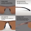 image:imageDUCO Fashion AlMg Metal Frame Mens Style Anti Glare Night Vision Glasses for Men Driving