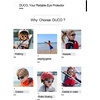 image:imageDUCO Kids Aviatory Style Polarized Sunglasses TPEE Flexible Frame Glasses for Boys and Girls