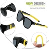 image:imageDUCO Kids Aviatory Style Polarized Sunglasses TPEE Flexible Frame Glasses for Boys and Girls