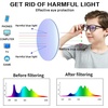 image:imageDUCO Kids Blue Light Glasses Girls Boys Computer Gaming Eyeglasses Anti UVBluelight Glasses for Kids Age 610 K028Black