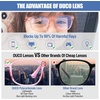image:imageDUCO Kids Blue Light Glasses Girls Boys Computer Gaming Eyeglasses Anti UVBluelight Glasses for Kids Age 610 K028Clear Pink