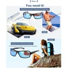 image:imageDUCO Mens Sports Style Polarized Sunglasses Carbon Fiber Unbreakable Frame X6 9019 Blue