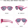 image:imageDUCO Polarized Kids Aviator Sunglasses for Boys Girls Flexible Toddler Shades UV Protection Age 35 K011