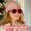 image:imageDUCO Polarized Kids Aviator Sunglasses for Boys Girls Flexible Toddler Shades UV Protection Age 35 K011