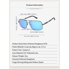 image:imageDUCO Polarized Night Vision Glasses for Men and Women Yellow Safety Driving Glasses with UV Protection and Anti Glare Blue