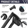 image:imageDUCO Polarized Square Sunglasses UV400 Protection amp HD for Unisex 6288A05 Matte Black Frame Gray Lens