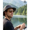 image:imageDUCO Polarized Square Sunglasses UV400 Protection amp HD for Unisex 6288A10 Transparent Brown Frame Brown Lens