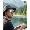 image:imageDUCO Polarized Square Sunglasses UV400 Protection amp HD for Unisex 6288A13 Matte Gray Frame Revo Silver Lens