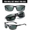 image:imageDUCO Polarized Sunglasses for Men 100 UV400 Protection Metal Frame Driving Mens Sun Glasses 8201