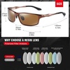 image:imageDUCO Polarized Sunglasses for Men 100 UV400 Protection Metal Frame Driving Mens Sun GlassesBrown Frame Brown Lens