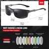 image:imageDUCO Polarized Sunglasses for Men 100 UV400 Protection Metal Frame Driving Mens Sun GlassesGunmetal Frame Gray Lens