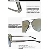 image:imageDUCO Premium Flexible Aviator Style Polarized Sunglasses 100 UV protection 3028