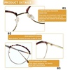 image:imageDUCO Retro Round Anti Eyestrain Blue Light Blocking Glasses Computer Reading Gaming TV Glasses for Women Men DC307 Brown Tortoise