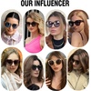 image:imageDUCO Retro Sunglasses Women Polarized Round Sun Glasses Vintage UV400 Protection Acetate Frame DC2340