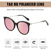 image:imageDUCO Retro Sunglasses Women Polarized Round Sun Glasses Vintage UV400 Protection Acetate Frame DC2340