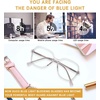image:imageDUCO Superlight Blue Light Blocking Computer Reading Video and Gaming Eyewear Glasses DC5207