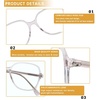 image:imageDUCO Superlight Blue Light Blocking Computer Reading Video and Gaming Eyewear Glasses DC5207