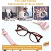 image:imageDUCO Superlight Blue Light Blocking Computer Reading Video and Gaming Eyewear Glasses DC5208
