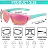 image:imageDUCO Toddler Kids Sunglasses for Boys Girls Sport Baseball Polarized Sunglasses for Age 47 Small to Medium K014