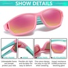 image:imageDUCO Toddler Kids Sunglasses for Boys Girls Sport Baseball Polarized Sunglasses for Age 47 Small to Medium K014