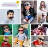image:imageDUCO Toddler Sunglasses 624 months with Adjustable Strap UV400 Protection Unbreakable Polarized Glasses with Case K012Red