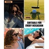 image:imageDUCO Trendy Retro Cat Eye Polarized Sunglasses for Women 100 UV400 Protection Acetate Frame Ladies Beach Sunnies 1103