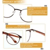 image:imageDUCO Unisex Anti Eyestrain Blue Light Blocking Glasses Anti Blue Ray Computer Reading Gaming Glasses DC308