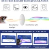 image:imageDUCO Vintage Round Blue Light Glasses For Men Women Blue Ray Blocking Glasses Computer Screen Glasses Non Prescription Eyeglasses Brown 5213