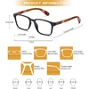 image:imageDUCO Wooden Computer Blue Light Blocking Glasses for Men Women Reading Gaming TV Phones U400 LensDC5212C2 Matte Black