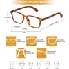 image:imageDUCO Wooden Computer Blue Light Blocking Glasses for Men Women Reading Gaming TV Phones U400 LensDC5212C3 Tortoise