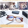 image:imageDUCO Wooden Computer Blue Light Blocking Glasses for Men Women Reading Gaming TV Phones U400 LensDC5212C3 Tortoise