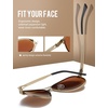 image:imageDUCO pilot Style Polarized Sunglasses for Men and Women