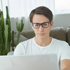image:imageDuco Blue Light Glasses for Men Blue Ray Blocking Glasses Computer Glasses for Teens Retro Square Eyeglasses Frame Non Prescription Black 5201