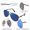 image:imageDuco Pilot Style Polarized Sunglasses Sports Glasses For Men 100 UV Protection 3025G