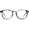 image:imageDUCO Blue Light Glasses for Men Women Blue Ray Blocking Glasses Computer Gaming Glasses Teens Retro Round Eyeglasses Frame Black Blue 5206
