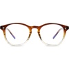 image:imageDUCO Blue Light Glasses for Men Women Blue Ray Blocking Glasses Computer Gaming Glasses Teens Retro Round Eyeglasses Frame Brown 5206