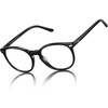 image:imageDUCO Blue Light Glasses for Women Men Computer Gaming Glasses for Teens Anti Eyestrain Reading Eyeglasses Black 1230