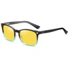 image:imageDUCO Polarized Night Vision Glasses for Men and Women Yellow Safety Driving Glasses with UV Protection and Anti Glare Black Blue