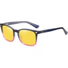 image:imageDUCO Polarized Night Vision Glasses for Men and Women Yellow Safety Driving Glasses with UV Protection and Anti Glare Blue Purple