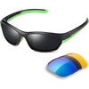 image:imageDUCO Polarized Sports Sunglasses with 5 Interchangeable Lenses for Men Women Cycling Running Driving Fishing Glasses