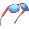 A15 Red Frame Revo Blue Lens