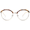 image:imageDUCO Retro Round Anti Eyestrain Blue Light Blocking Glasses Computer Reading Gaming TV Glasses for Women Men DC307 Brown Tortoise