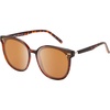 image:imageDUCO Retro Round Polarized Sunglasses for Women Men Oversized Vintage Shades W017 L Size Tortoise Brown Frame Brown Lens